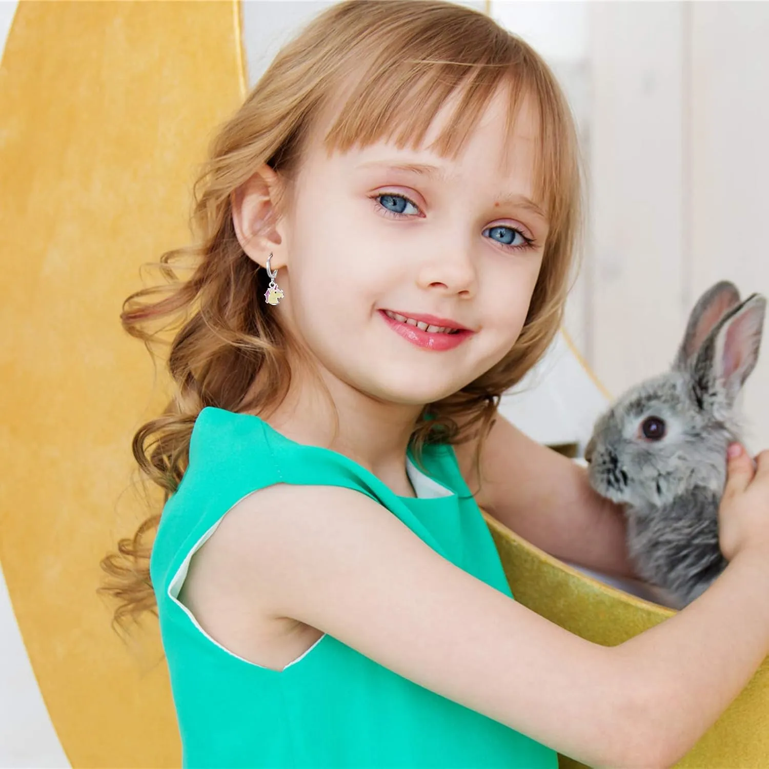 20 Pairs Hypoallergenic Earrings for Girls- Cute Dangle Earrings with Mini Hoop Earrings for Teen Girls