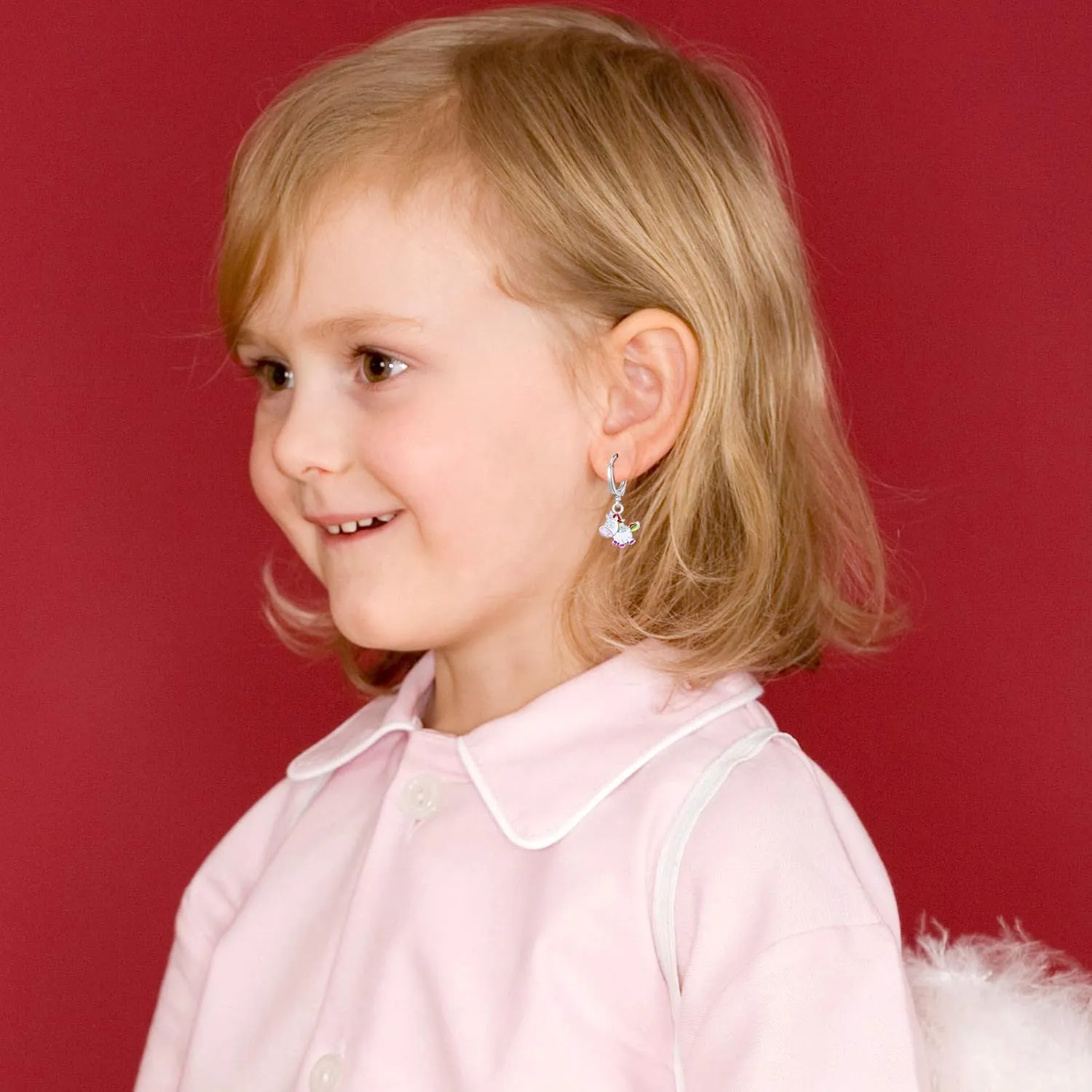 20 Pairs Hypoallergenic Earrings for Girls- Cute Dangle Earrings with Mini Hoop Earrings for Teen Girls