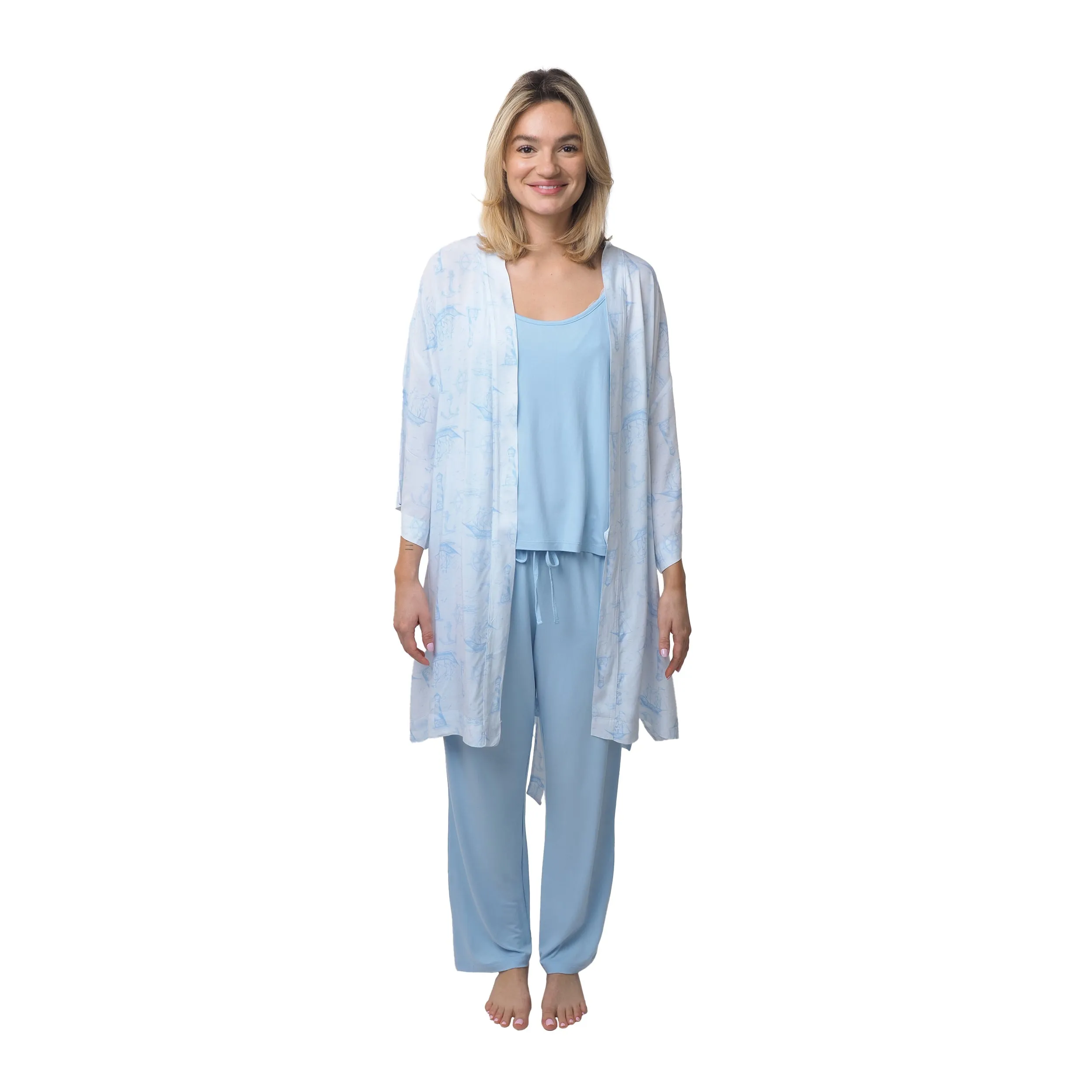 3PCS SET- ROBE , CHEMISE GOWN & CAM PJ SET
