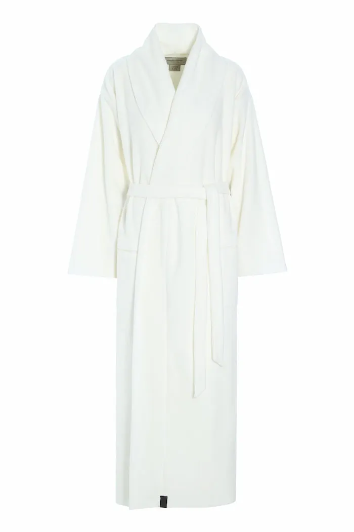 BATHROBE WOMEN MAXI - 7128 MAXI - OFF WHITE
