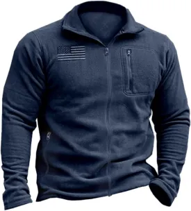 Beotyshow Mens Tactical Fleece Jacket Polar Soft Warm Quarter Zip Pullover
