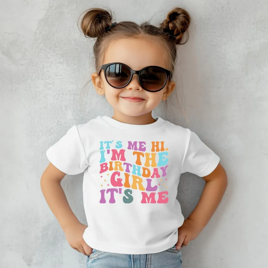Birthday Girls Shirt - Toddler It's My Birthday T-Shirt for Baby Girls - Happy Cotton Tee for Kids