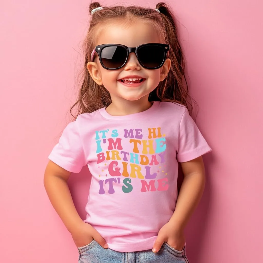 Birthday Girls Shirt - Toddler It's My Birthday T-Shirt for Baby Girls - Happy Cotton Tee for Kids
