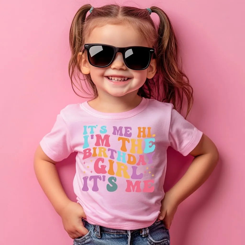 Birthday Girls Shirt - Toddler It's My Birthday T-Shirt for Baby Girls - Happy Cotton Tee for Kids