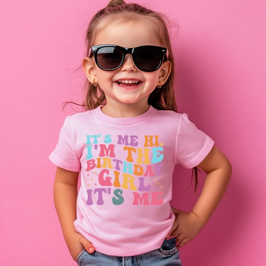 Birthday Girls Shirt - Toddler It's My Birthday T-Shirt for Baby Girls - Happy Cotton Tee for Kids