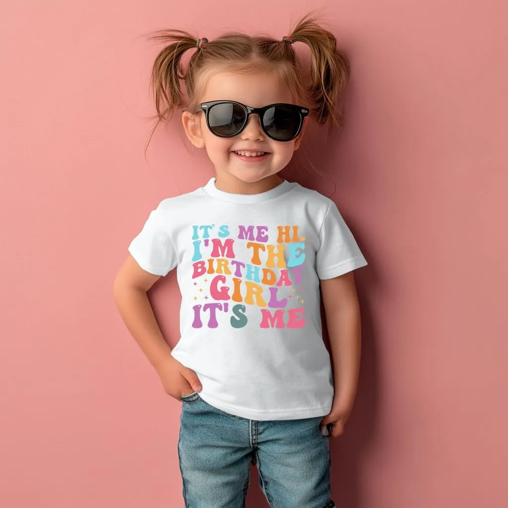 Birthday Girls Shirt - Toddler It's My Birthday T-Shirt for Baby Girls - Happy Cotton Tee for Kids