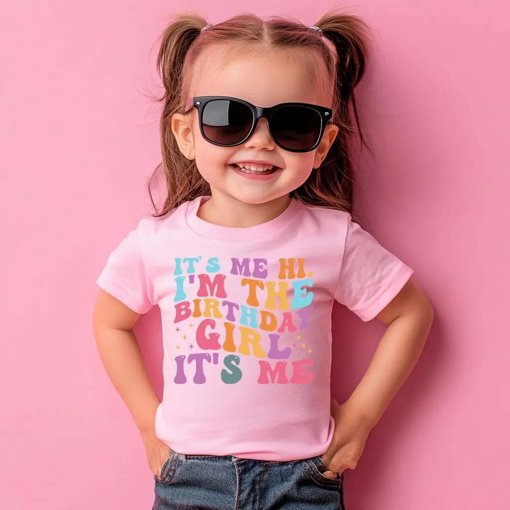 Birthday Girls Shirt - Toddler It's My Birthday T-Shirt for Baby Girls - Happy Cotton Tee for Kids
