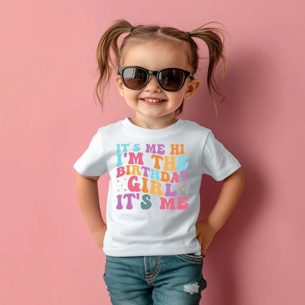 Birthday Girls Shirt - Toddler It's My Birthday T-Shirt for Baby Girls - Happy Cotton Tee for Kids