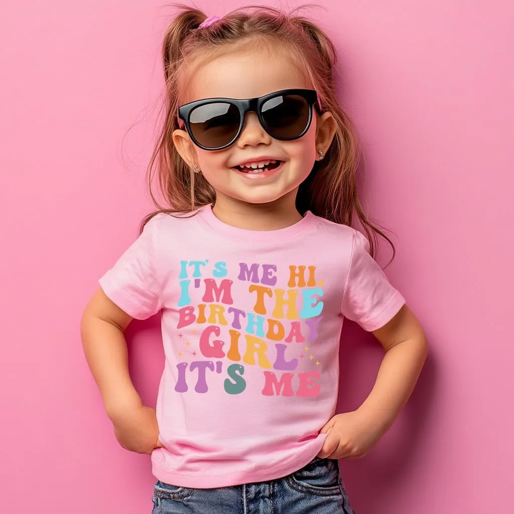 Birthday Girls Shirt - Toddler It's My Birthday T-Shirt for Baby Girls - Happy Cotton Tee for Kids