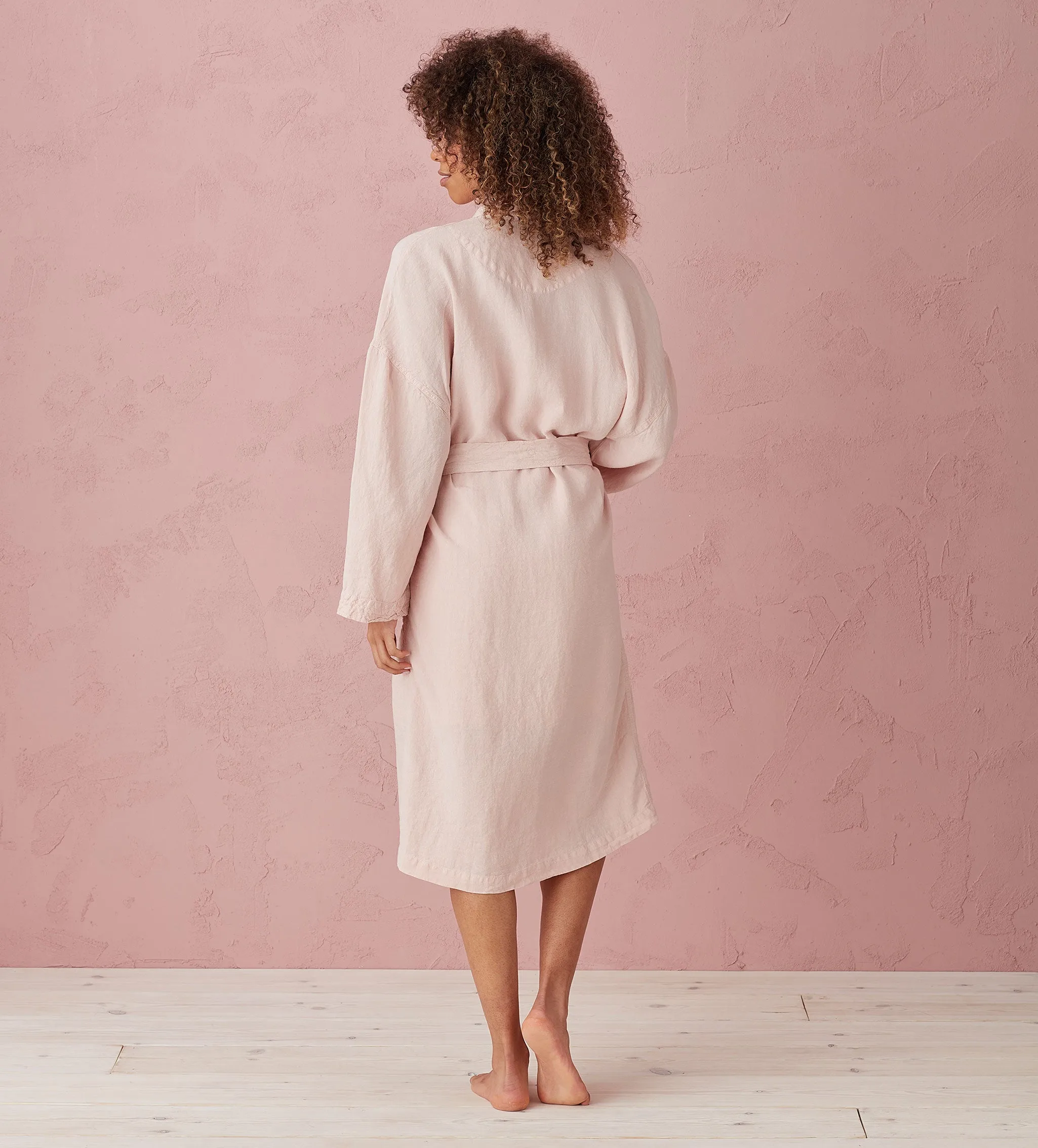 Blush Pink 100% Linen Nightwear