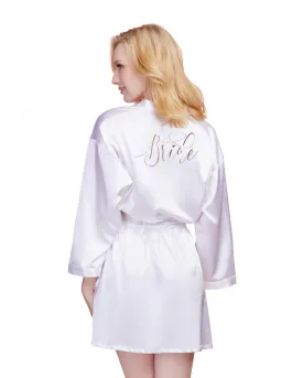 Bride Robe - Small - White