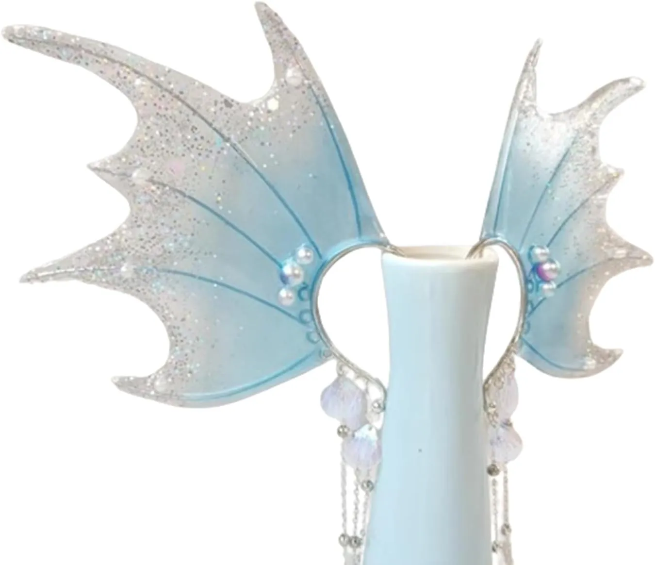 CoBtee Ears Princess Auricular Fins Ear Cuffs Clips Dress up No Piercing Costume Halloween Party Cosplay Women