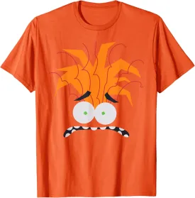 Disney and Pixars Inside Out 2 Anxiety Costume Big Face T-Shirt