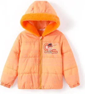 Disney Frozen Elsa Princess Belle Moana Minnie Toddler Girl Puffer Jacket Lightweight Packable Warmth Winter Coat 2-10 Years