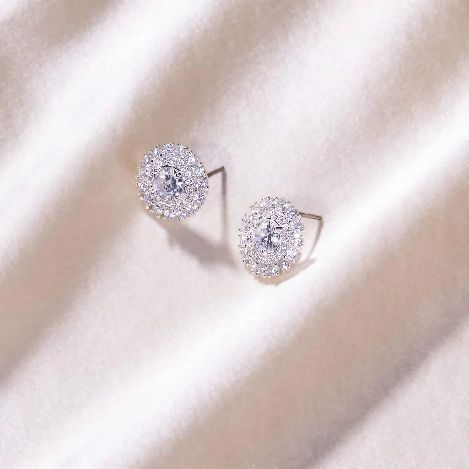 Earrings Holy Stud Earrings for Girls/Women, Sliver Gold Wedding Earrings for Bridesmaids