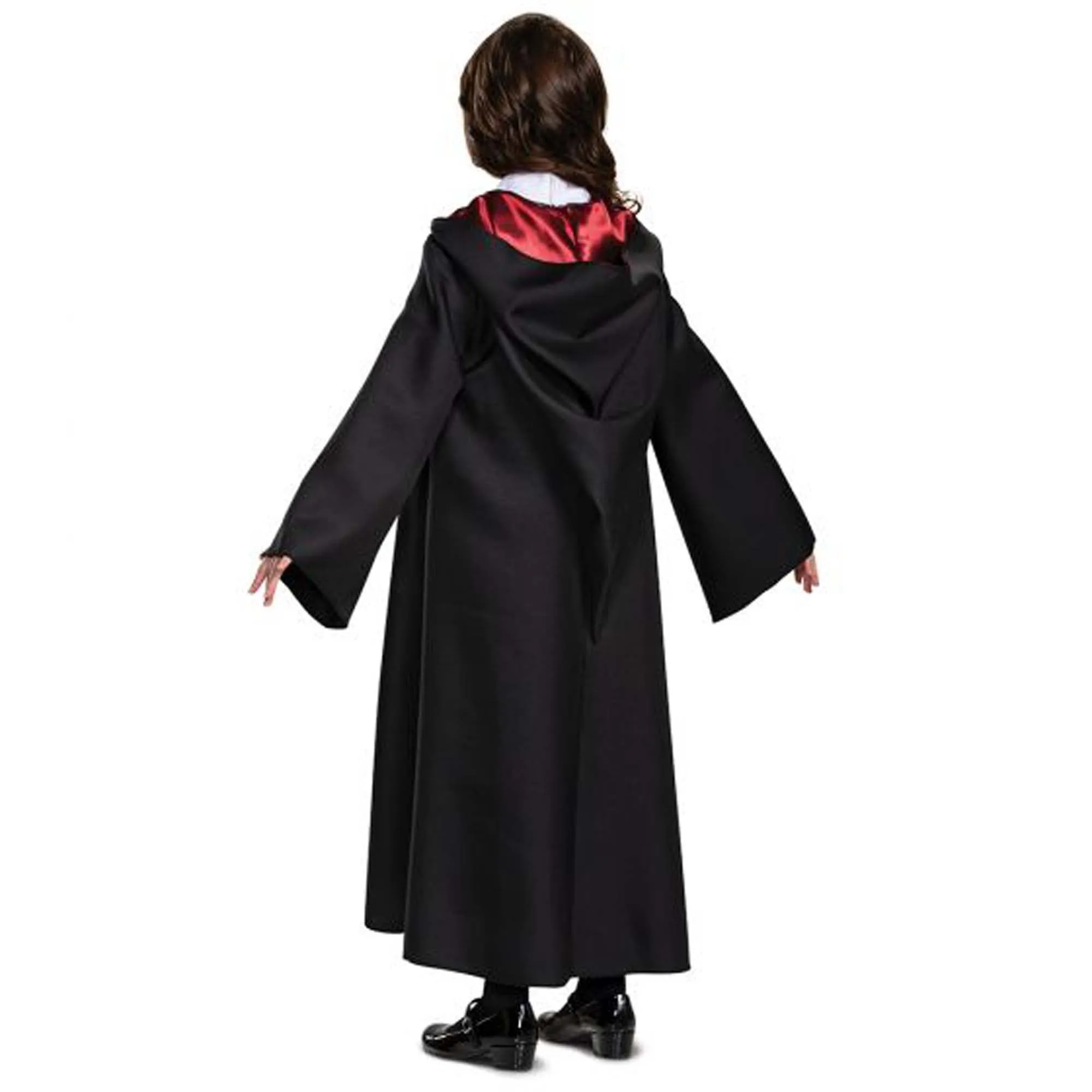 Hermione Granger Deluxe Costume for Kids, Harry Potter, Black and Red Robe with Dress