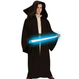 Knight Hooded Black Robe - Child