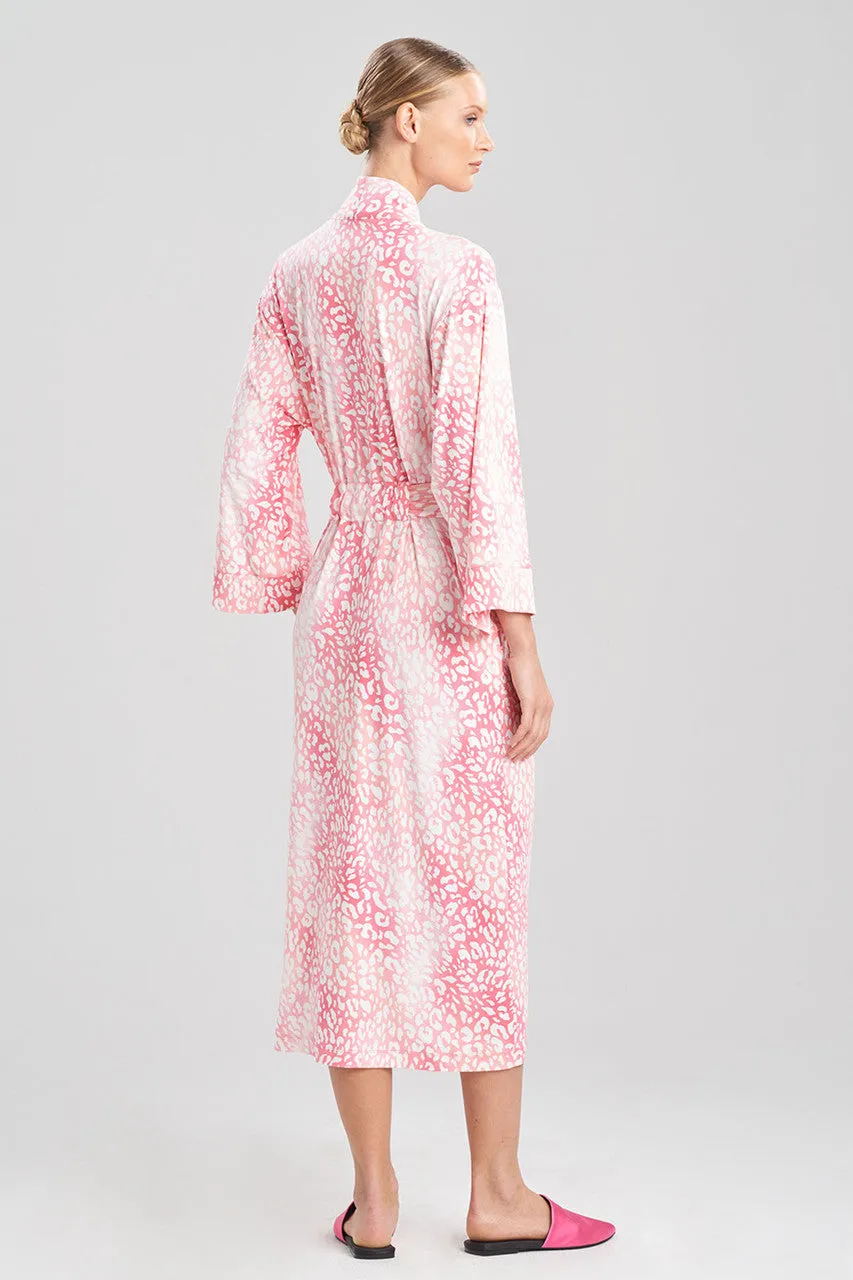 Misty Leopard Cozy Knit Robe