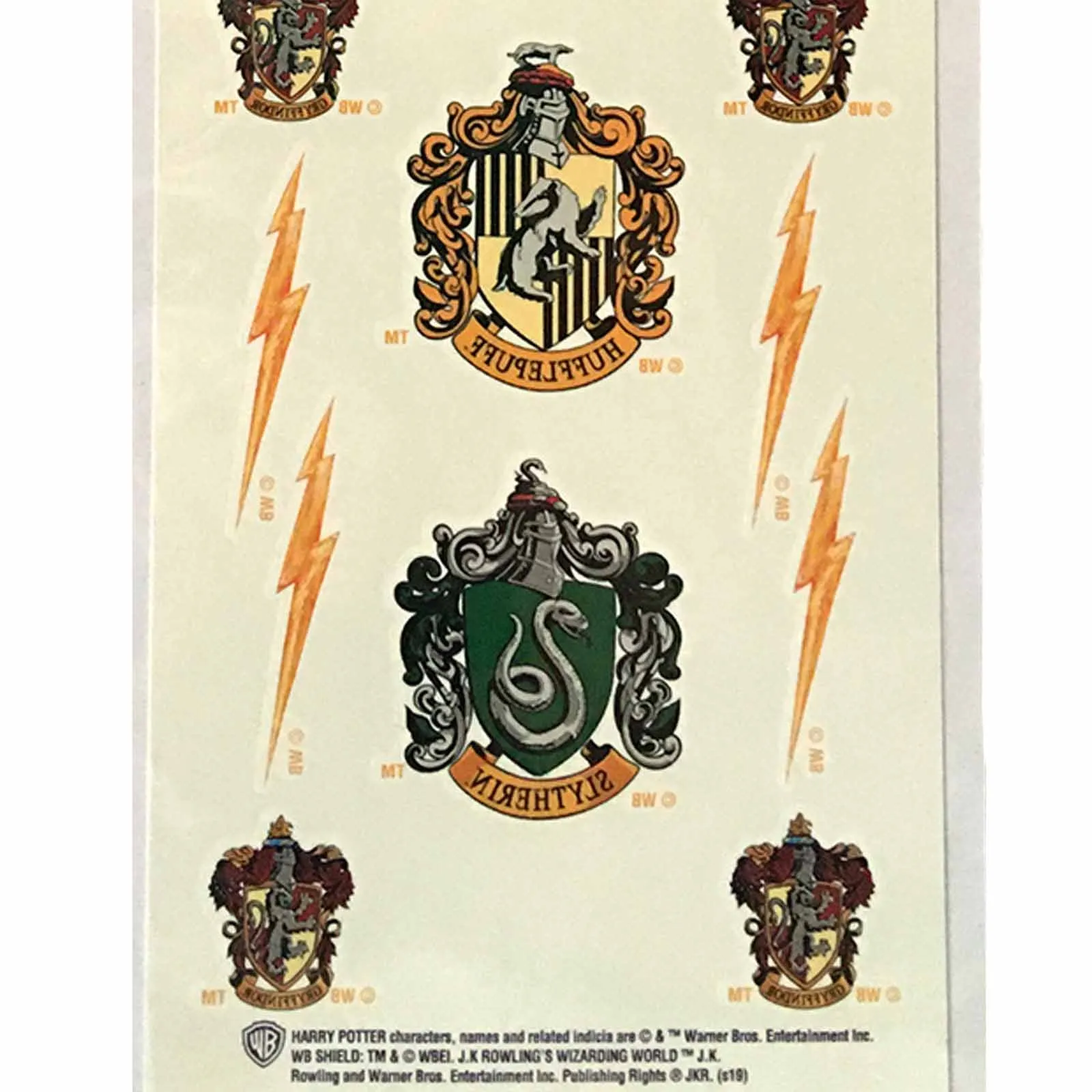 Movie Tattoos - Warner Bros Harry Potter