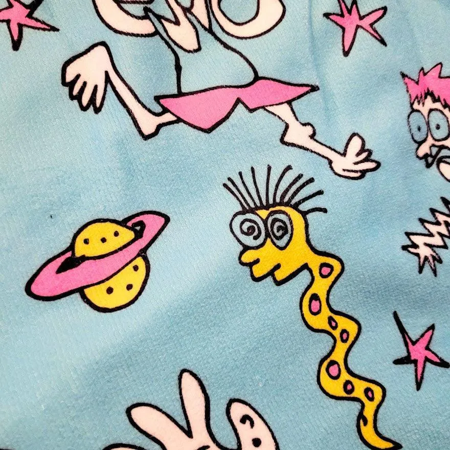 Ocean & Earth Youth Hooded Poncho Irvine Print