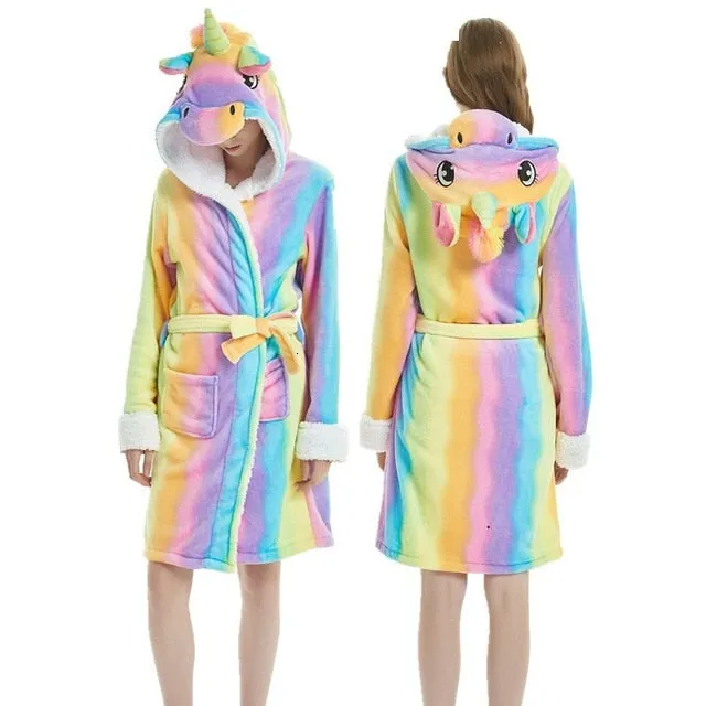 Panda Plush Robe<br>Panda Bathdress