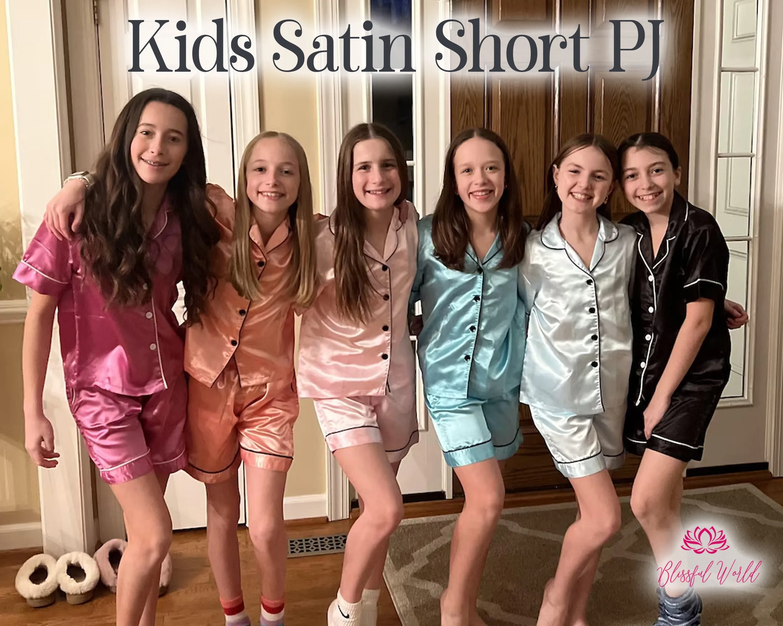 Personalized Kids Satin Short Pajama