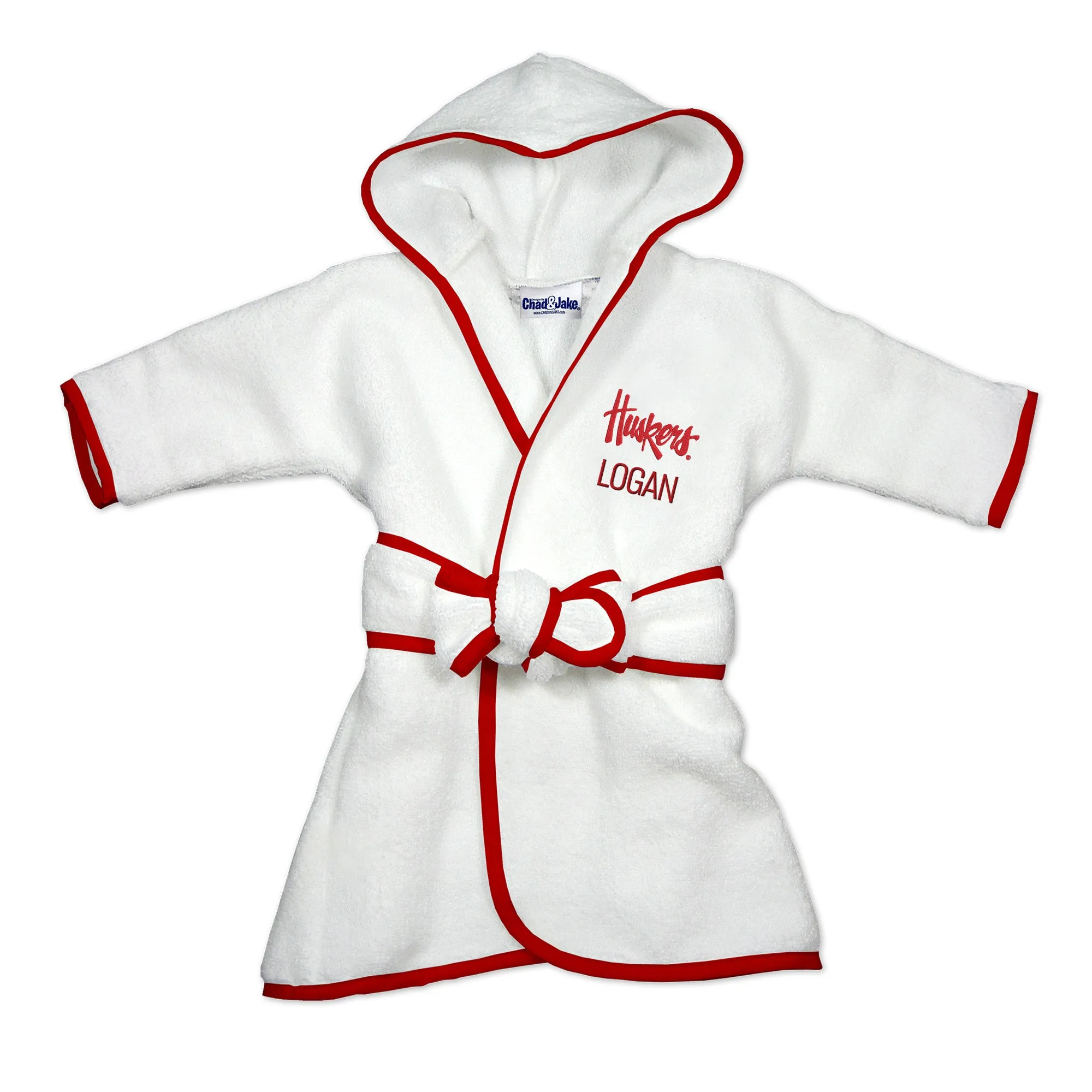 Personalized Nebraska Cornhuskers Script Huskers Robe