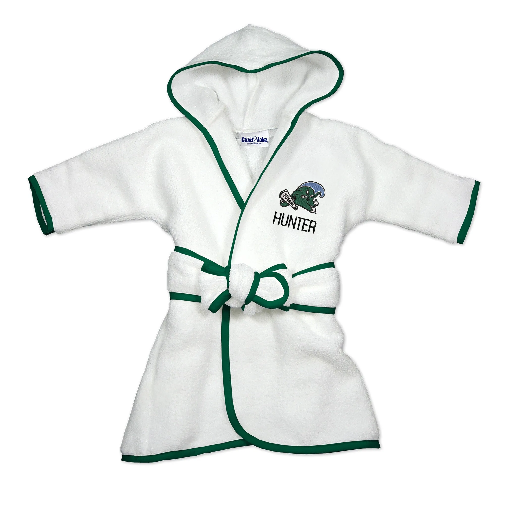 Personalized Tulane Green Wave Robe