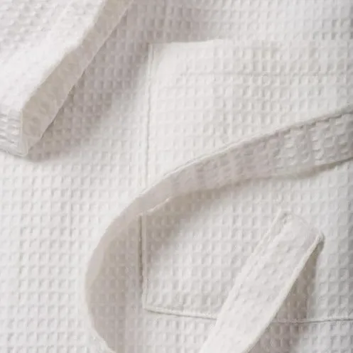 Shawl Collar Waffle Weave Robe