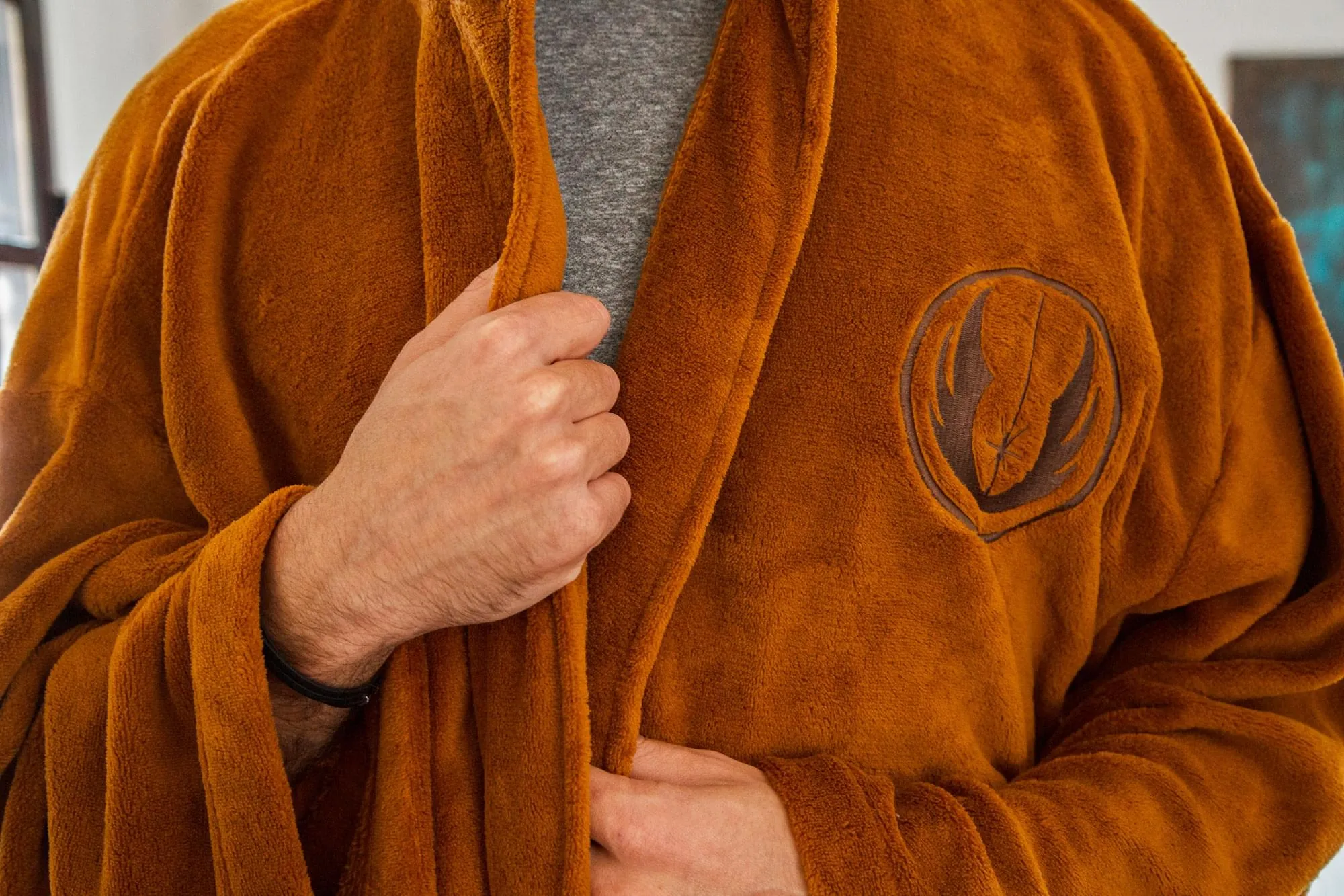 Star Wars Jedi Master Hooded Bathrobe For Adults