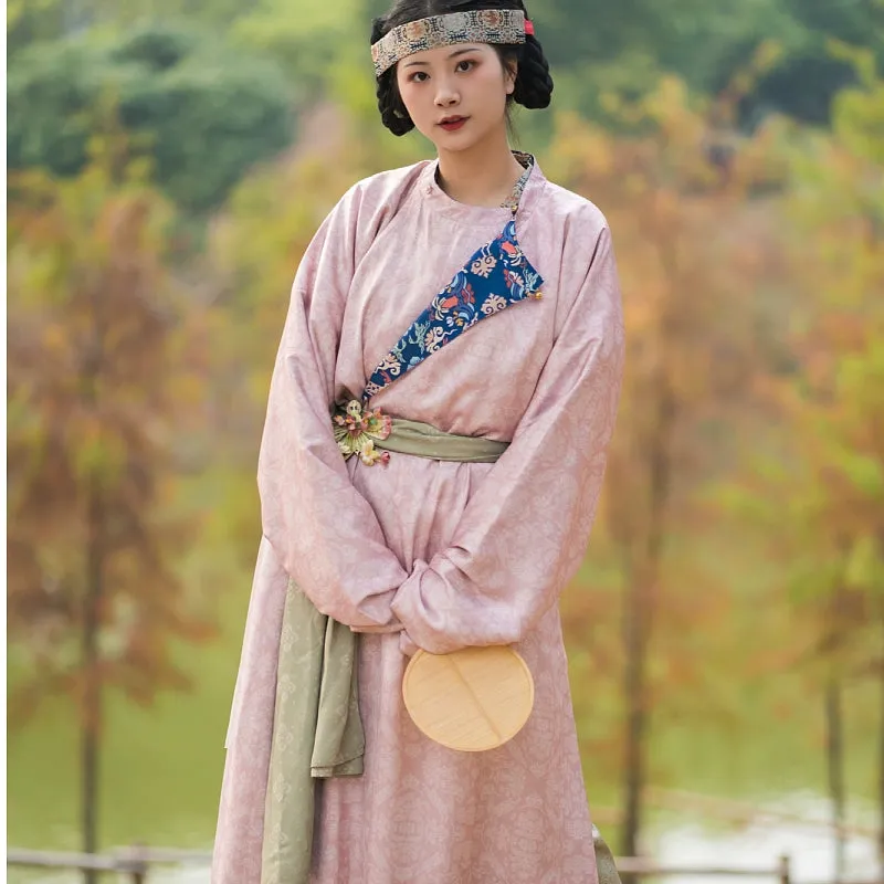 Tangyuan 汤圆 Rice Ball Unisex Double Lined Yuanlingpao Round Collar Robe