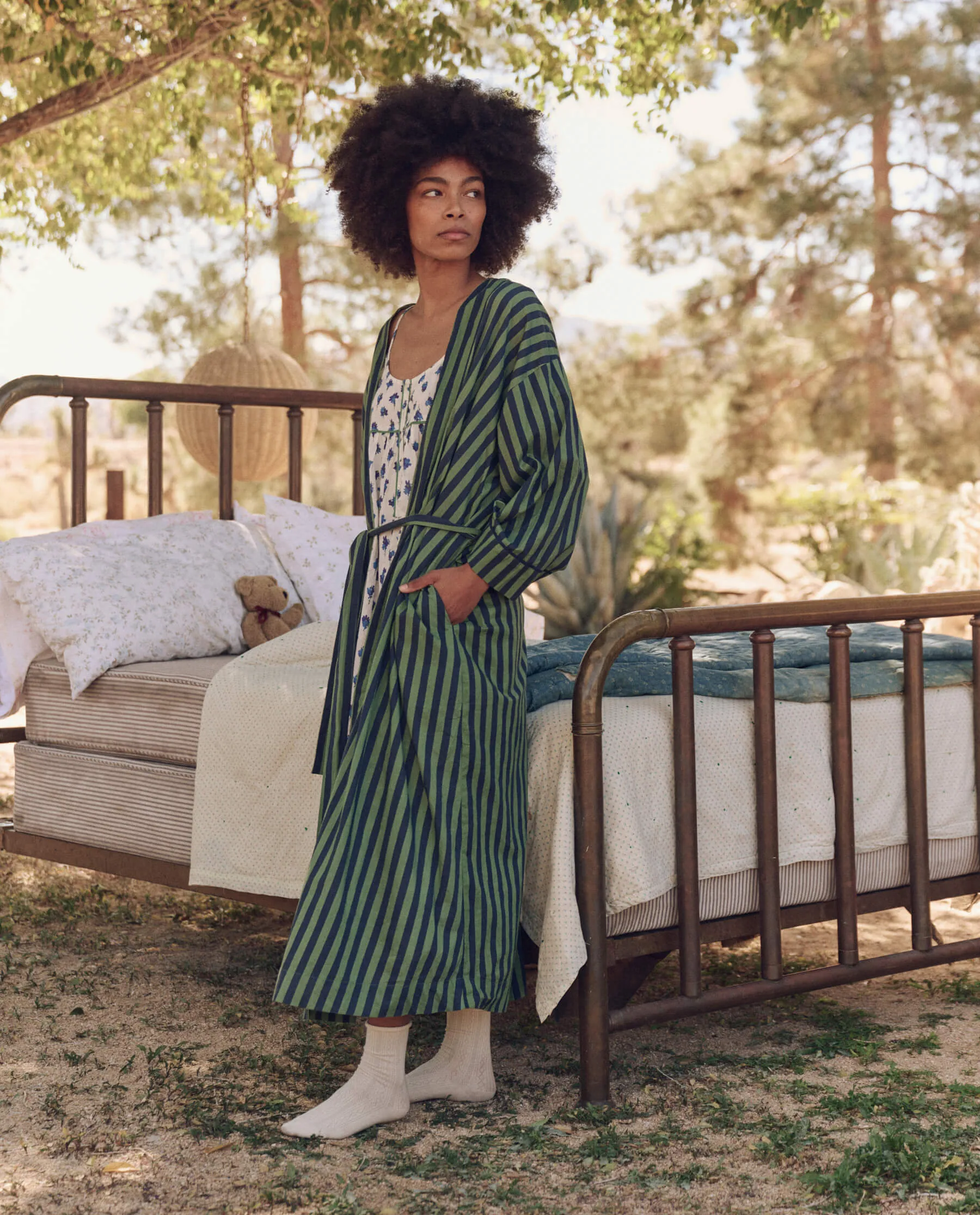 The Robe. -- Seaside Stripe