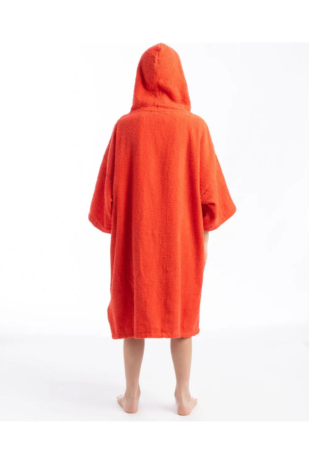 Tiki Junior Hooded Change Robe Red No Logo