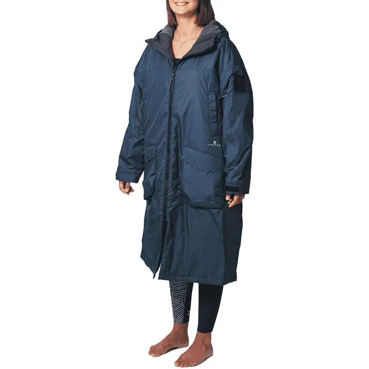 Voited Robe Drycoat Hooded Changing Poncho