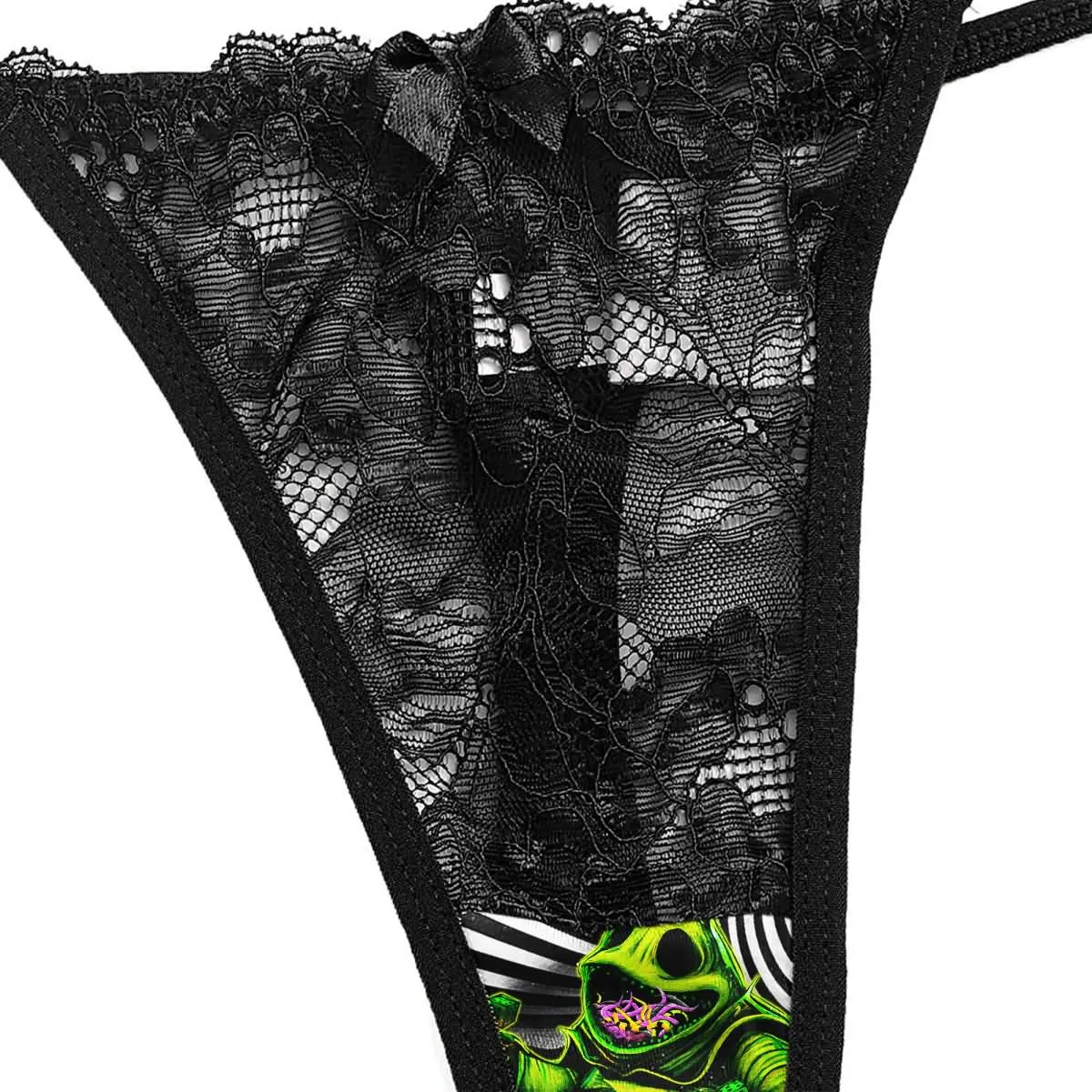 Women's Lace Pajama Set, Comfort Nightmare 3 Piece Sleepwear Outfit